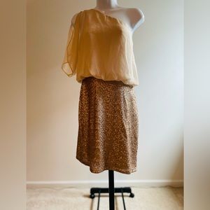 Very pretty party dress !! Two tones